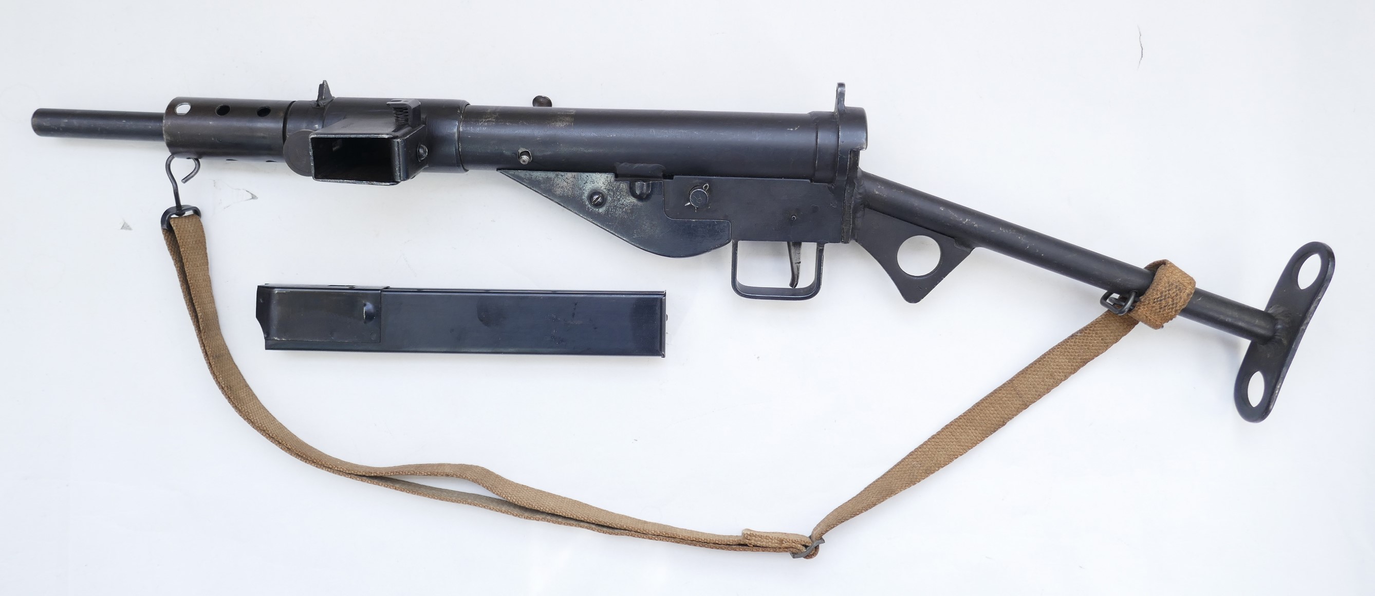 無可動実銃　WWⅡイギリス軍STEN MarkⅡ機関銃