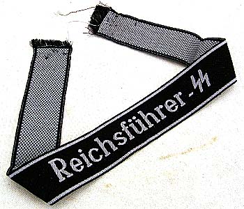 Reichsfuhrer-SS(ライスフューラーSS)カフタイトルBevoタイプ