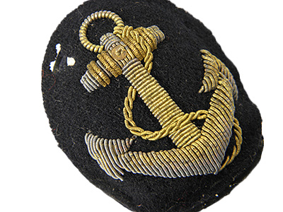 海軍兵学校帽章