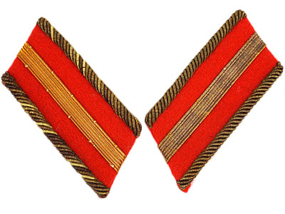 陸軍九八式襟章　准尉