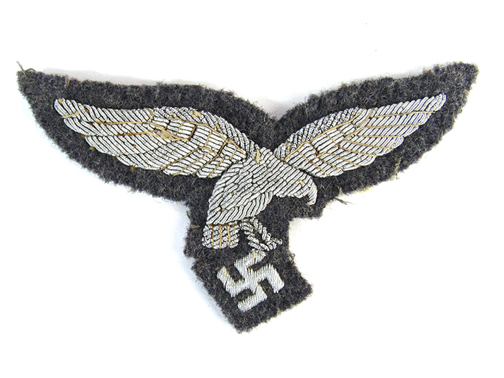 空軍将校用アルミ刺繍　アドラー（胸章）
