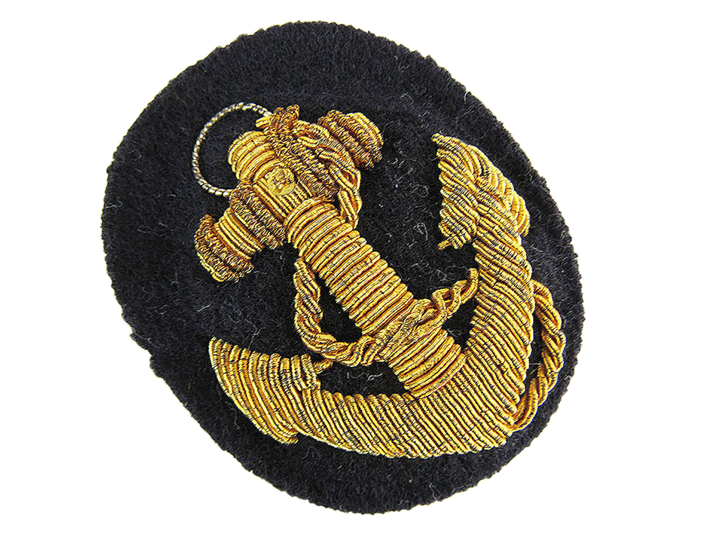 帝国海軍兵学校 生徒 帽章（昭9制） 初期型