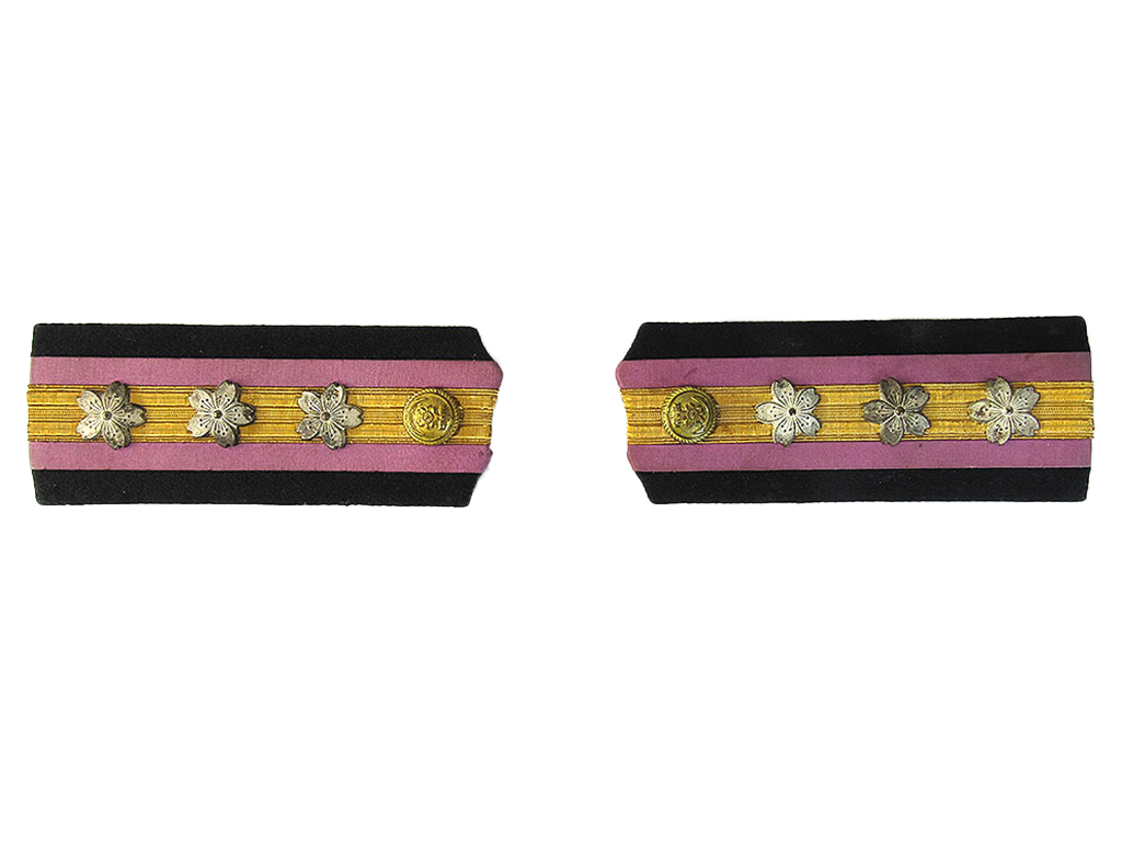 帝国海軍 機関大尉 肩章 (大3制) 大型