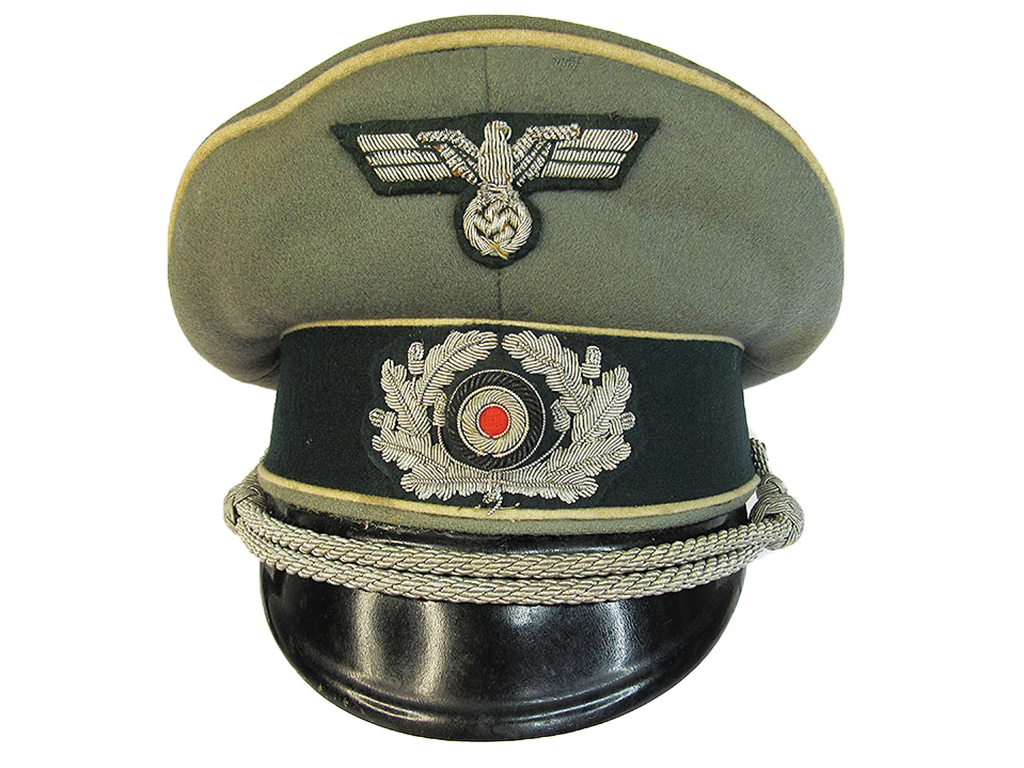 陸軍将校用制帽　アルミモール記章