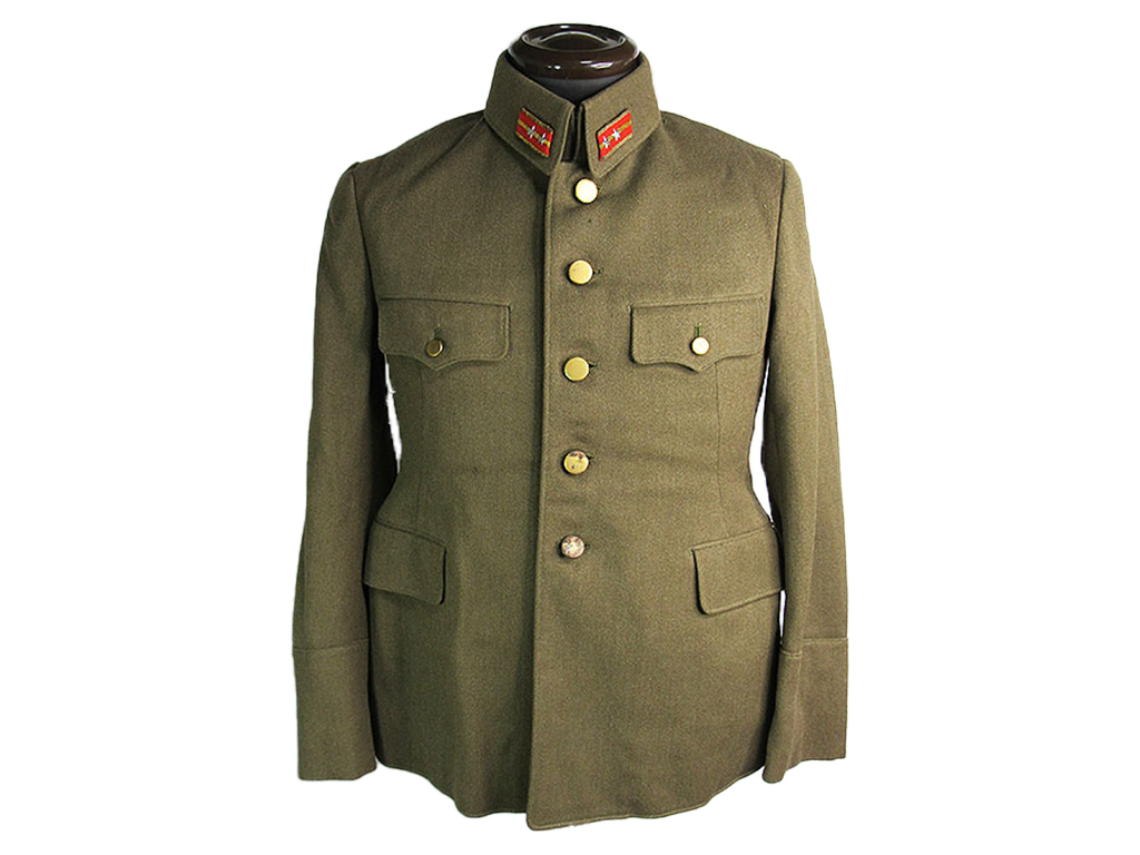 陸軍九八式上衣　冬服　三式中尉襟章付