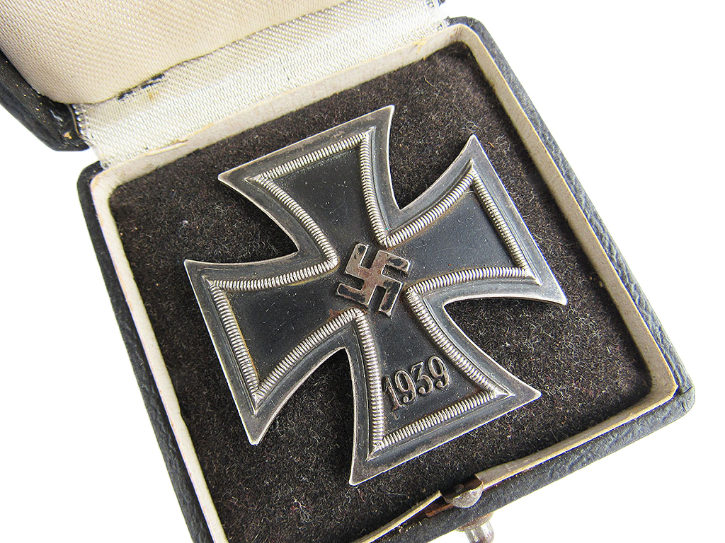 実物 WW2独軍一級鉄十字章 L/19 磁性有