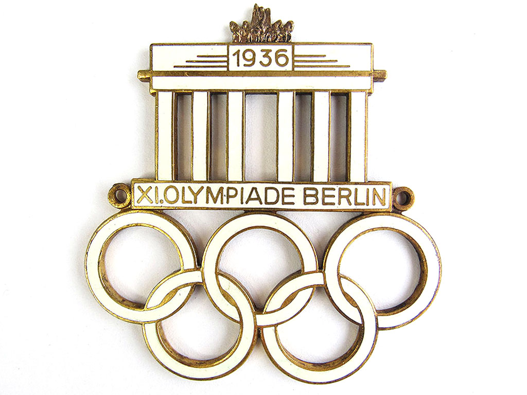 1936年ベルリン五輪 カーバッジ　大型