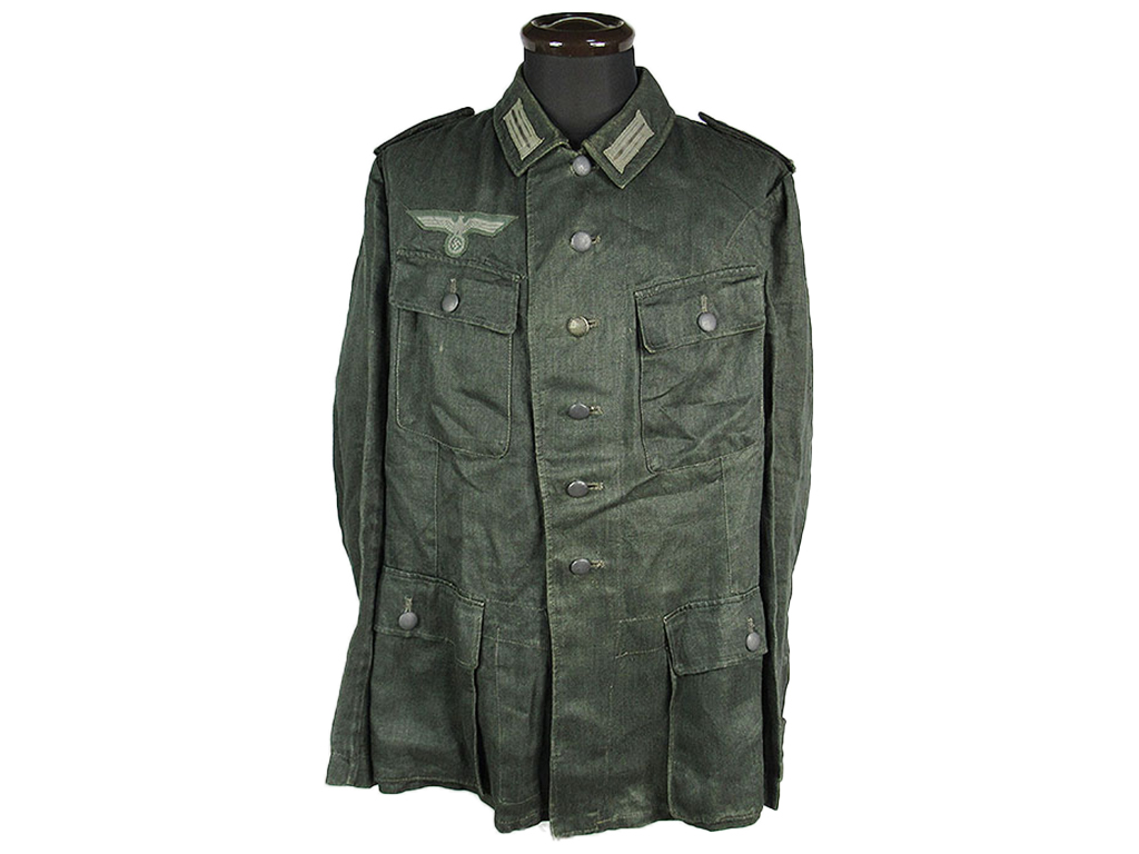 陸軍　HBTM43　夏用戦闘服　記章初付