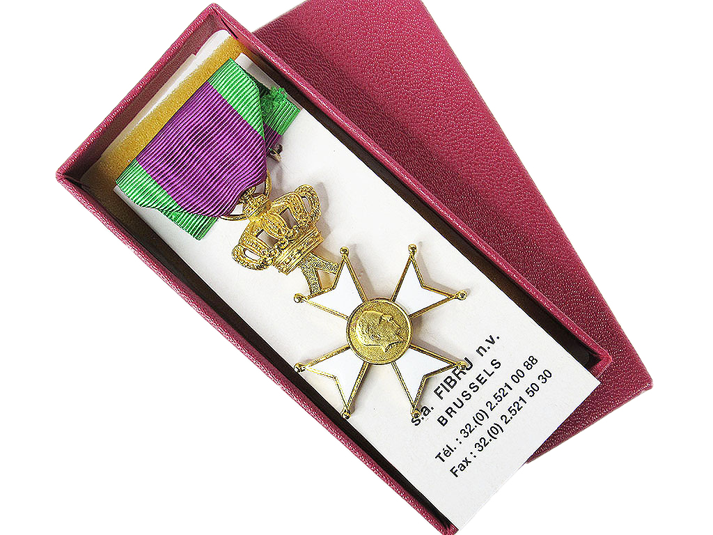 ベルギー　レオポルド勲章　箱入