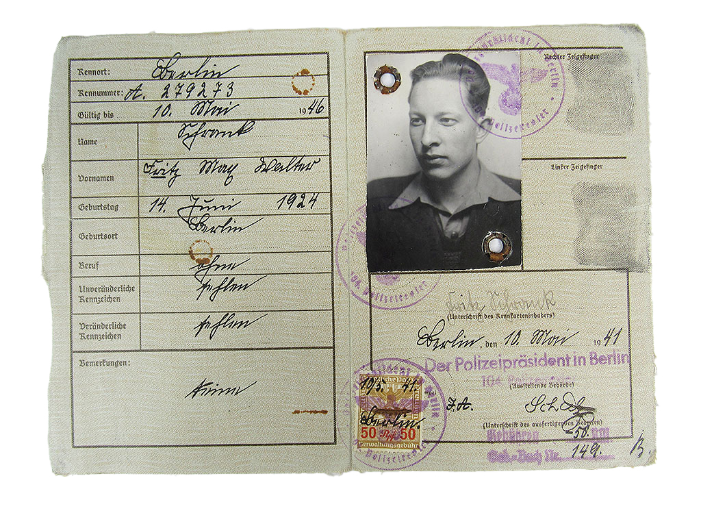 グロスドイチェランド　伍長　免許　勲記等セット