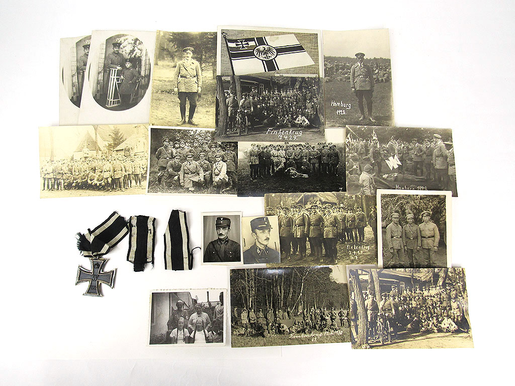 第一次大戦　ドイツ軍　写真・二級鉄十字章