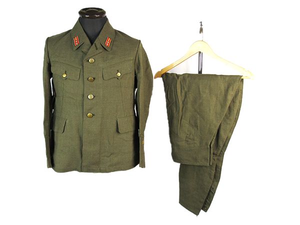 陸軍中尉　三式防暑衣　上下
